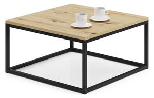Konferenční stolek BELTEN, 65x33x65, černá/dub artisan