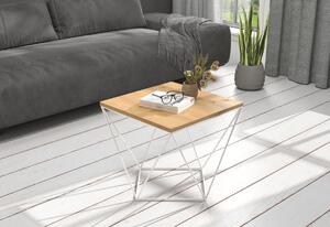Konferenční stolek DIANA, 50x45x50, bílá