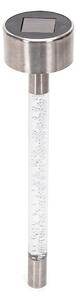 Aigostar - LED Solární lampa LED/0,006W/1,2V 36,7cm chrom 6500K IP44