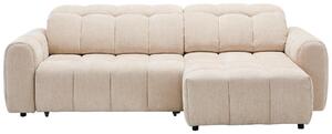 SEDACÍ SOUPRAVA, dřevo, kov, plast, textil, béžová Xora - Sedací soupravy