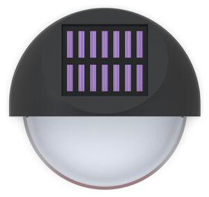 Aigostar - LED Solární nástěnné svítidlo LED/1W/1,2V černá 2700K IP44