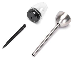 Aigostar - LED Solární lampa LED/0,006W/1,2V 38,2cm chrom 2700K IP44