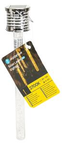 Aigostar - LED Solární svítidlo LED/0,006W/1,2V chrom 2700K IP44