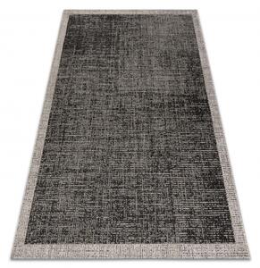 Balta Kusový koberec SISAL FLOORLUX 20401 černý / stříbrý Rozměr: 200x290 cm