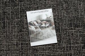 Dywany Luszczow Kusový koberec SIZAL FLOORLUX 20401 vzor rámu Černá / stříbrný Rozměr koberce: 140 x 200 cm