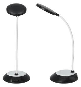 LED Stmívatelná nabíjecí stolní lampa VISUA LED/5W/5V 3000-5000K černá