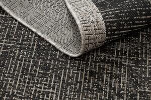 Balta Kusový koberec SISAL FLOORLUX 20401 černý / stříbrý Rozměr: 120x170 cm