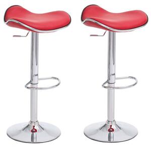 2 ks / set barová židle Lega, červená