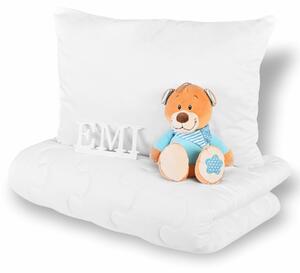 Přikrývka a polštář do postýlky 90x130 + 45x65 antialergický EMI