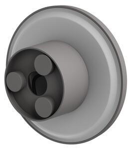 LED Venkovní nástěnné svítidlo PIATTA LED/9W/230V 3000/4000/6000K IP44 šedá