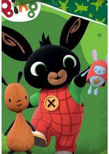 Dětské bavlněné povlečení s motivem Zajíčka Binga a superhrdiny Hoppity. Rozměr povlečení je 140x200 70x90 cm