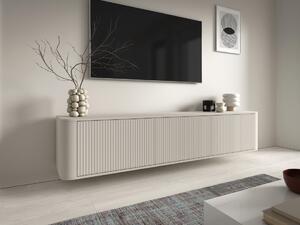 Závěsný TV stolek Trenza 200 cm - Kašmír