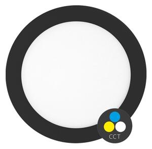 Ecolite LED-WSL-CCT/12W/CR- LED Podhledové svítidlo LADA LED/12W/230V IP44 černá