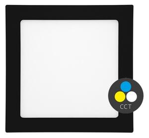 Ecolite LED-WSQ-CCT/6W/CR - LED Podhledové svítidlo RAFA LED/6W/230V IP44 černá