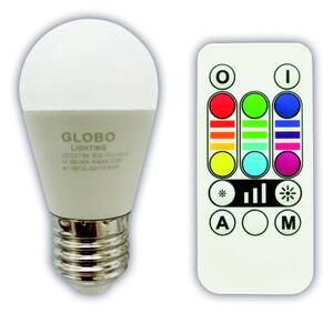 LED RGBW Stmívatelná žárovka ILLU E27/6W/230V 3000K + DO - Globo 106753