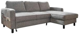 ROHOVÁ SEDAČKA, textil, šedá MID.YOU - Sedací soupravy, Online Only