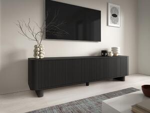 TV stolek Trenza 200 cm - Černý