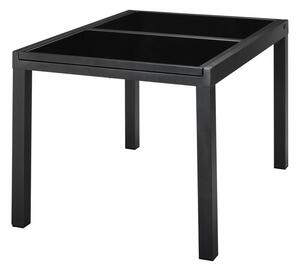 LIVARNO home Hliníkový rozkládací stůl Houston, černá (100371010)