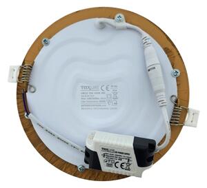 LED Podhledové svítidlo CIRCLE LED/12W/230V 4200K pr. 16,7 cm hnědá