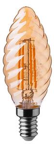 LED Žárovka FILAMENT AMBER E14/4W/230V 2200K