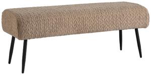TABURETOVÁ LAVICE, kov, textil, kompozitní dřevo, 110/41/43 cm MID.YOU - Online Only lavice, Online Only