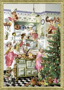 Nástěnný adventní kalendář Adventní kuchyně 21x29,7 cm