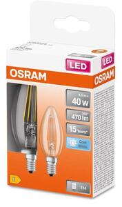 SADA 2x LED Žárovka FILAMENT B35 E14/4W/230V 4000K - Osram
