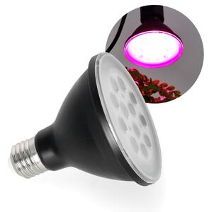 LED Žárovka pro růst rostlin VITABLOOM E27/9W/230V 1200K černá - Brilagi