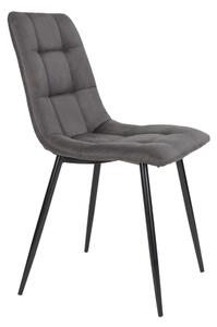 Jídelní židle MADDILFORT 2 šedá/černá