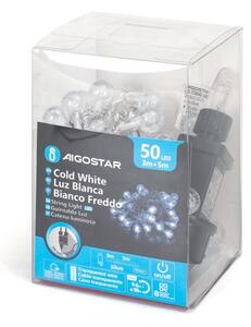 Aigostar - LED Venkovní řetěz 50xLED/8 funkcí 8m IP44 studená bílá