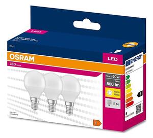 SADA 3x LED Žárovka P45 E14/7,5W/230V 3000K - Osram
