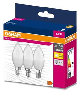 SADA 3x LED Žárovka B38 E14/4,9W/230V 3000K - Osram