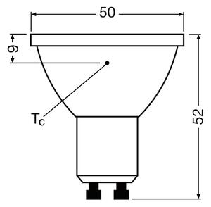 LED Stmívatelná žárovka PAR16 GU10/3,7W/230V 4000K CRI 90 - Osram