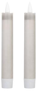 Eglo 422223 - SADA 2x LED Svíčka ANTANABE LED/1xAAA 15 cm šedá