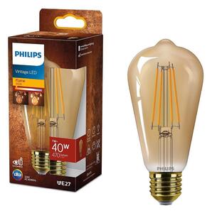 LED Žárovka VINTAGE Philips ST64 E27/7W/230V 1800K