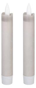 Eglo 422223 - SADA 2x LED Svíčka ANTANABE LED/1xAAA 15 cm šedá