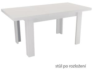 Jídelní set PAXOS | rozkládací stůl 120x80 cm + 4x židle | VÝBĚR BAREV A TKANIN