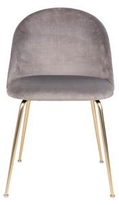 Jídelní židle GINUVI šedá/zlatá