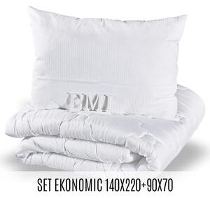 Set prodloužené přikrývky a polštáře Ekonomic 140x220 70x90 EMI