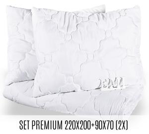 Set manželské přikrývky a polštářů Premium 220x200 + 90x70 (2x) EMI