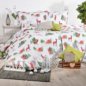 Vánoční bavlněné povlečení Loplant EMI, Standardní set jednolůžko obsahuje 1x 140x200 + 1x 70x90