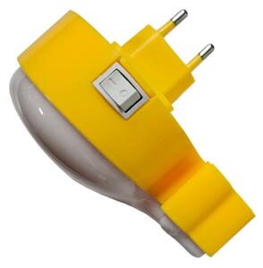 LED Dětské noční světlo LED/0,5W/230V velryba