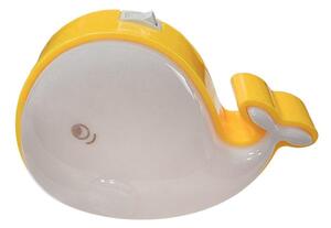 LED Dětské noční světlo LED/0,5W/230V velryba