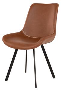 Jídelní židle MIMPHAS 2 hnědá/černá