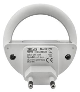 LED Noční světlo se senzorem soumraku LED/0,5W/230V bílá