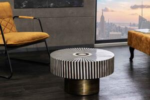 Designový konferenční stolek Ilissa 60 cm zlatý