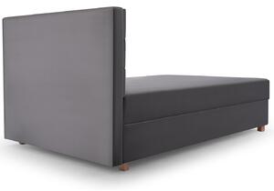 Jednolůžková postel 120 cm Picasso II (šedá) (s úl. prostorem a matrací). 1071512