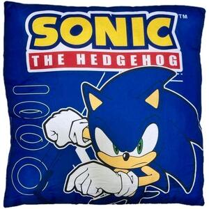 Oboustranný polštář Ježek Sonic - 40 x 40 cm