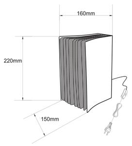 Lucide 78596/01/30 - Stolní lampa LIVRET 1xE14/25W/230V