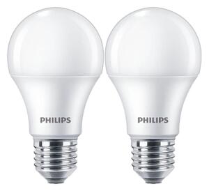 SADA 2x LED Žárovka Philips A60 E27/10W/230V 4000K